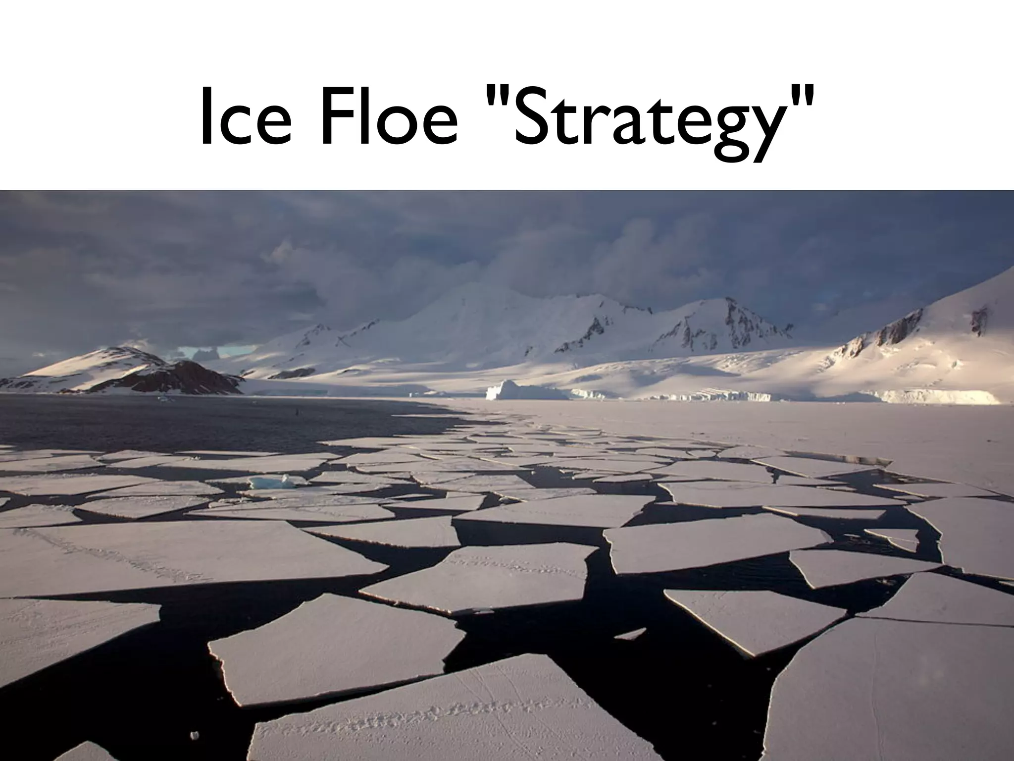 Ice Floe "Strategy"
 