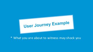 * What you are about to witness may shock you
 