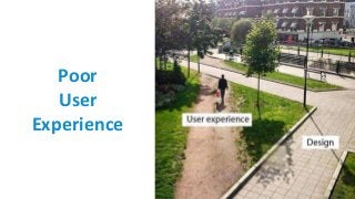 Poor
User
Experience
 
