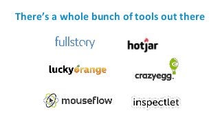 There’s a whole bunch of tools out there
 