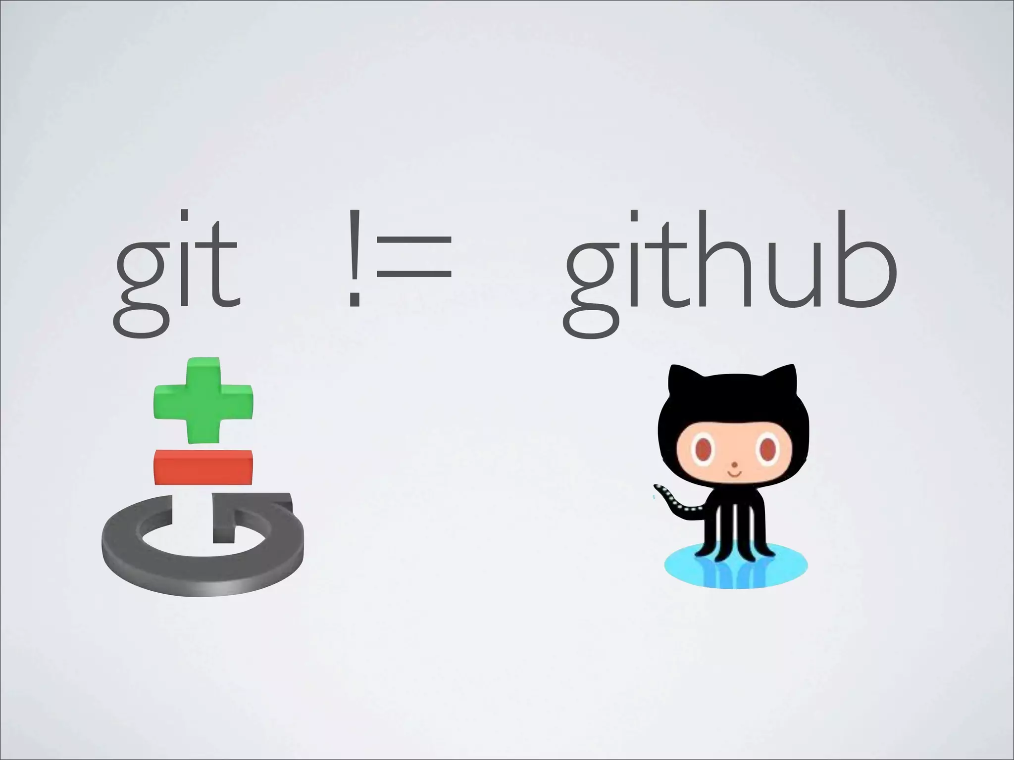 git != github
 