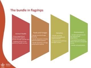 Moving up the livestock ladder: Gender and equity