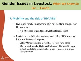 A literature review on gender in livestock  research in Ethiopia