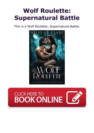 Wolf Roulette:
Supernatural Battle
This is a Wolf Roulette: Supernatural Battle.
 