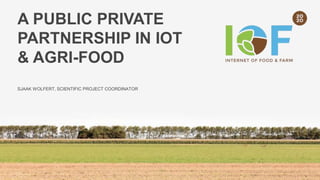 Fostering Business and Software Ecosystems for large-scale Uptake of IoT in Food and Farming