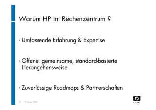 "Rechenzentrum Der Zukunft". Wolfgang Egger (HP Austria)