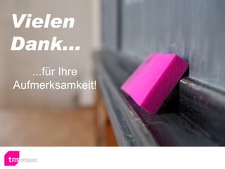 Vielen Dank... ...für Ihre Aufmerksamkeit! 