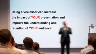 Topic
 test
Using a Visualiser can increase
the impact of YOUR presentation and
improve the understanding and
retention of YOUR audience!
 