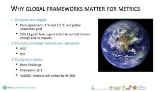 WBCSD CSA Workshop - Global Policy Frameworks And Their Implications For Metrics