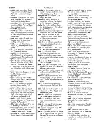 WRXQKRRNWRKLWDWDUJHWWR
EULQJGRZQ$DMLQDDWHHUpELLFL
NRZDOPRRUEL,EURXJKWGRZQWKH
ERRNVZKLFKZHUHRQWRSRIWKH
FXSERDUG
D D M R  YD 