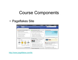 Course Components
• Pageflakes Site




http://www.pageflakes.com/ltc
 