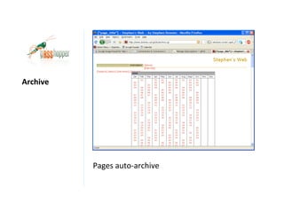 Archive




          Pages auto‐archive
 