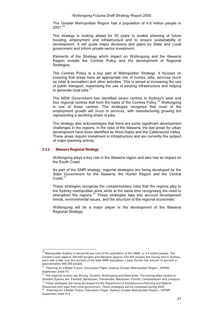 wollongong futures draft strategy report for exhibition 14 a wollongong futures draft strategy report for exhibition 14 a