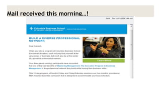 Mail received this morning…!  