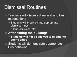 SMS Bus Expectations | PPTX