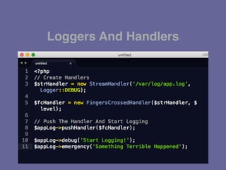 Loggers And Handlers
 