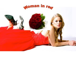 Woman in red 