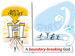 A boundary-breaking God
 