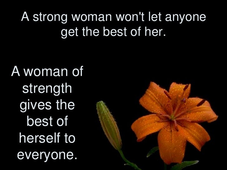 woman of strength
