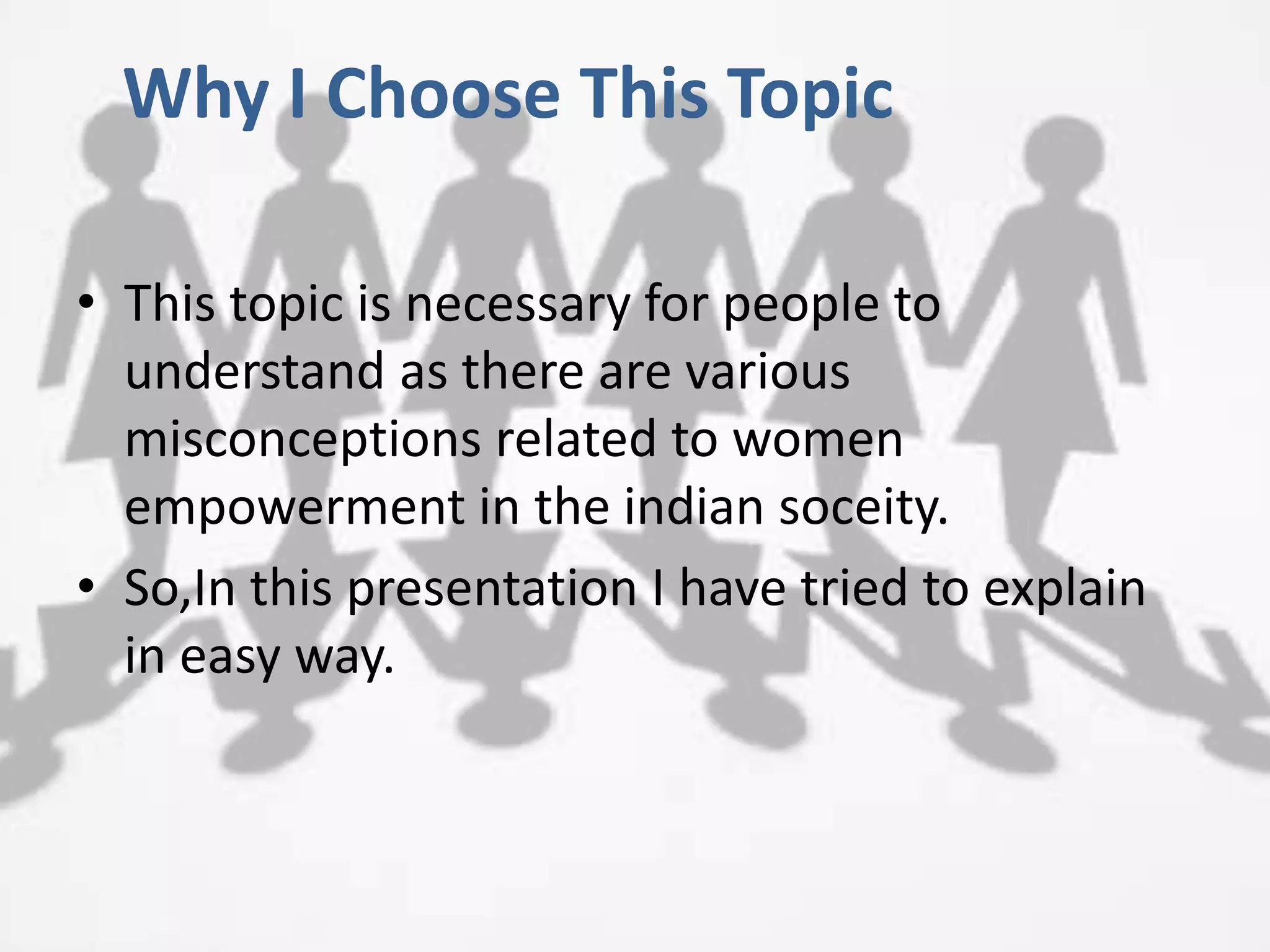 Women empowerment in INDIA | PPTX