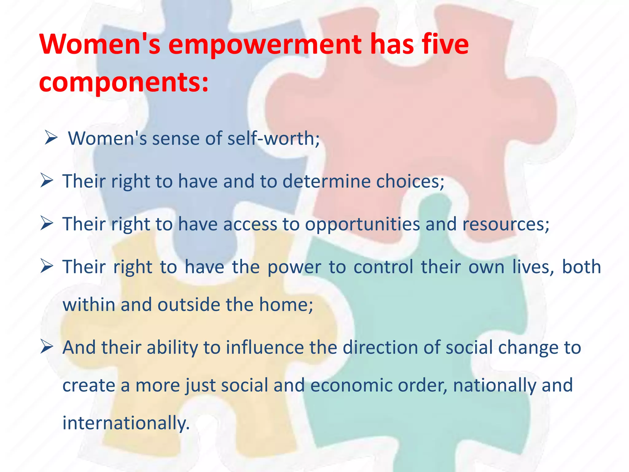 Women empowerment in INDIA | PPTX