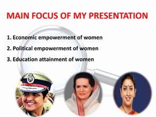 Women empowerment in INDIA | PPTX
