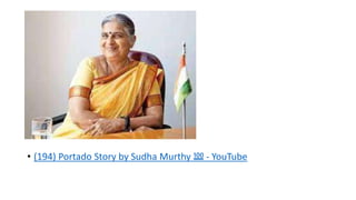 • (194) Portado Story by Sudha Murthy 💯 - YouTube
 