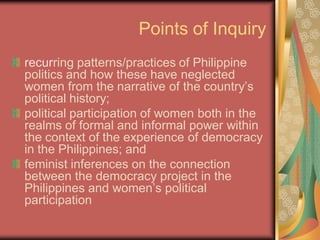Women And Democracy In The Philippines | PDF