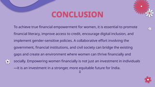 women and financial empowerment in india mourya j.pptx