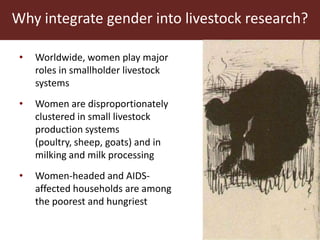 Women and livestock: Why gender matters are big matters
