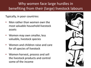 Women and livestock: Why gender matters are big matters