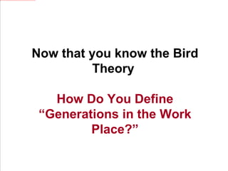 Women at Work - Generational Differences