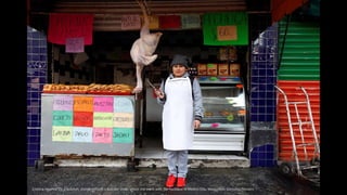 Cristina Alvarez, 29, a butcher, stands outside a butcher shop, which she owns with her husband in Mexico City, MexicoLuis...