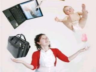 Women balance in dual role | PPTX