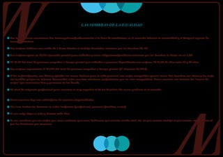 LAS SOMBRAS DE LA IGUALDAD


Las trabajadoras encuentran dos interrupciones fundamentales a la hora de establecerse en el mercado laboral: la maternidad y el desigual reparto de
tareas domésticas.

Las mujeres dedican una media de 6 horas diarias al trabajo doméstico mientras que los hombres 2h. 20’.

Las mujeres optan un 27,3% a jornada parcial para cuidados y otras obligaciones familiares mientras que los hombres lo hacen en un 3,4%.

El 79,7% del total de personas ocupadas a tiempo parcial por cuidados a personas dependientes son mujeres. El 87,7% de ellas entre 25 y 45 años.

Las mujeres representan el 77,19% del total de personas ocupadas a tiempo parcial (4º trimestre de 2010).

A las mujeres fuertes, con ideas y opinión nos temen. Incluso para la vida personal una mujer competitiva genera temor. Los hombres nos temen y las muje-
res también porque no sabemos desarrollar entre nosotras relaciones profesionales que no sean competitivas. Entre nosotras nos asustan las “armas de
mujer” que conocemos bien y prevemos en las demás.

El nivel de exigencia profesional para nosotras es muy superior al de los hombres. No se nos perdona ni el atuendo.


Entre nosotras hay una crítica feroz de nuestras singularidades.

Nos toca luchar sin descanso en todos los frentes (profesional, personal, familiar, social).

Se nos exige llegar a todo y hacerlo todo bien.

Se nos cuestiona por ser mujer, por como vestimos, por como hablamos, por nuestro estado civil, etc. no por nuestro trabajo ni por nuestro rendimiento ni
por las decisiones que tomamos.
 