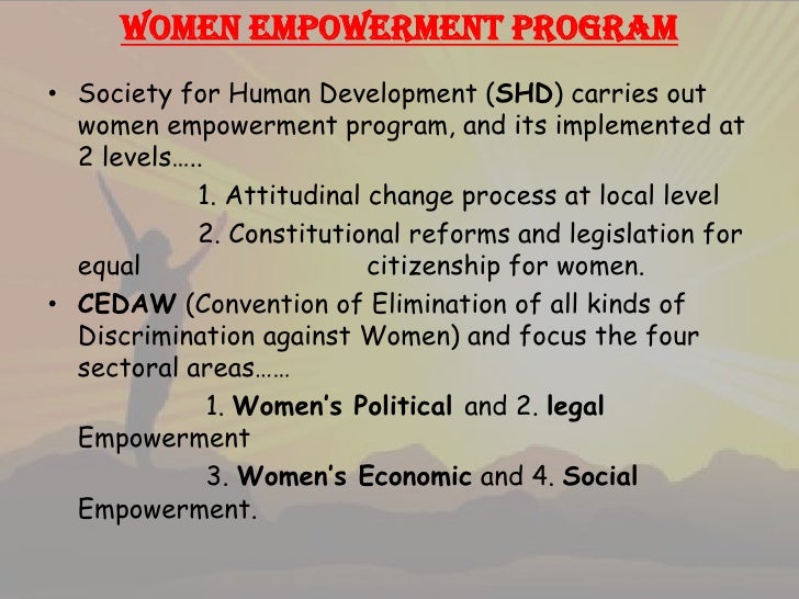 Term paper on women empowerment