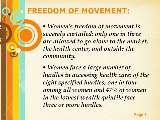 Womens movement essay
