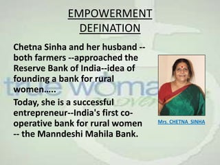 Women empowerment | PPT