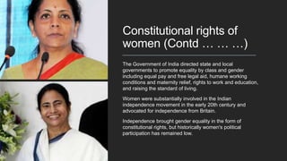 Women empowerment unit-iii- Problems and Challenges in india | PPTX