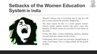 Women empowerment unit-iii- Problems and Challenges in india | PPTX