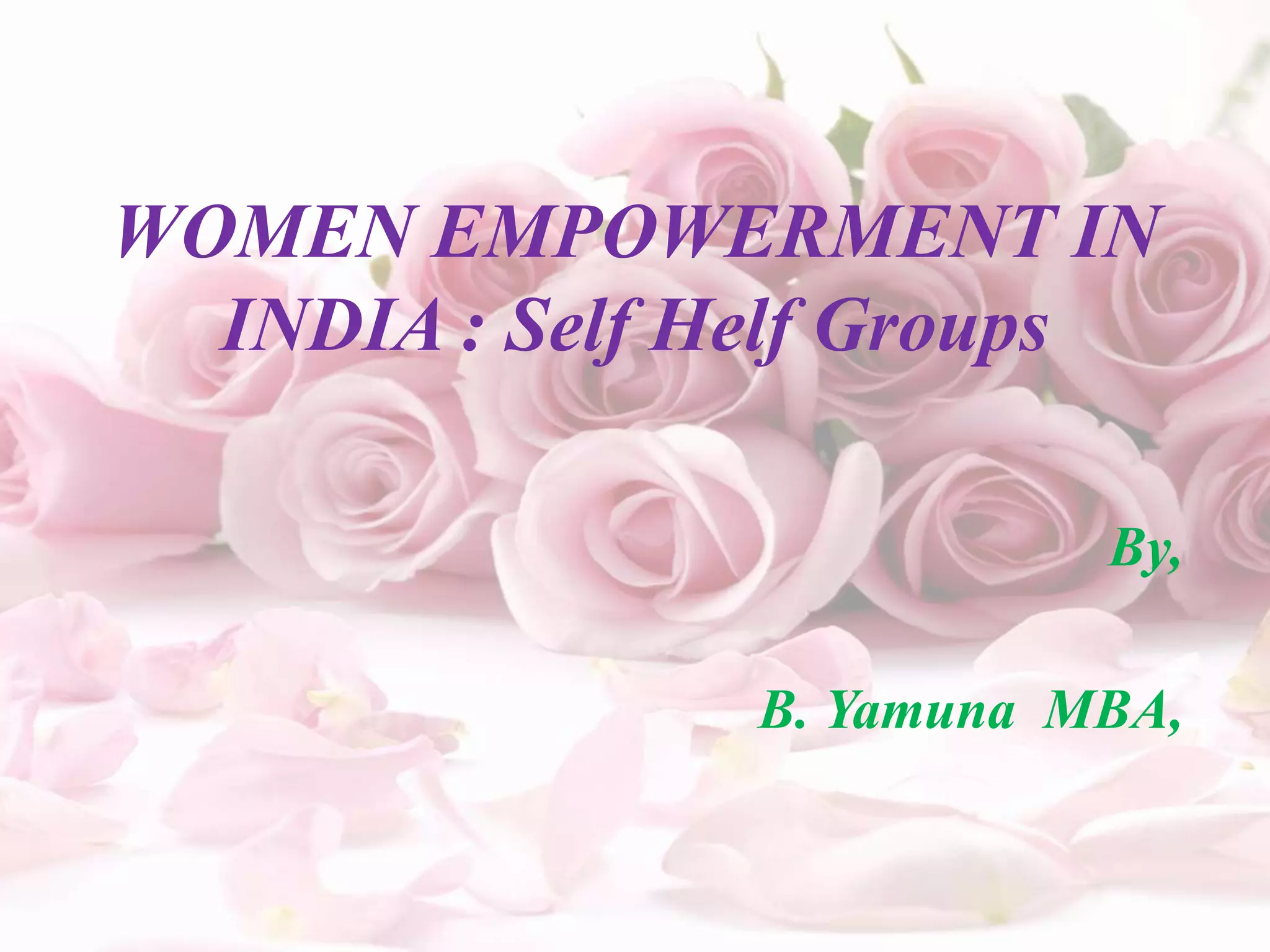 Women empowerment in india | PPTX