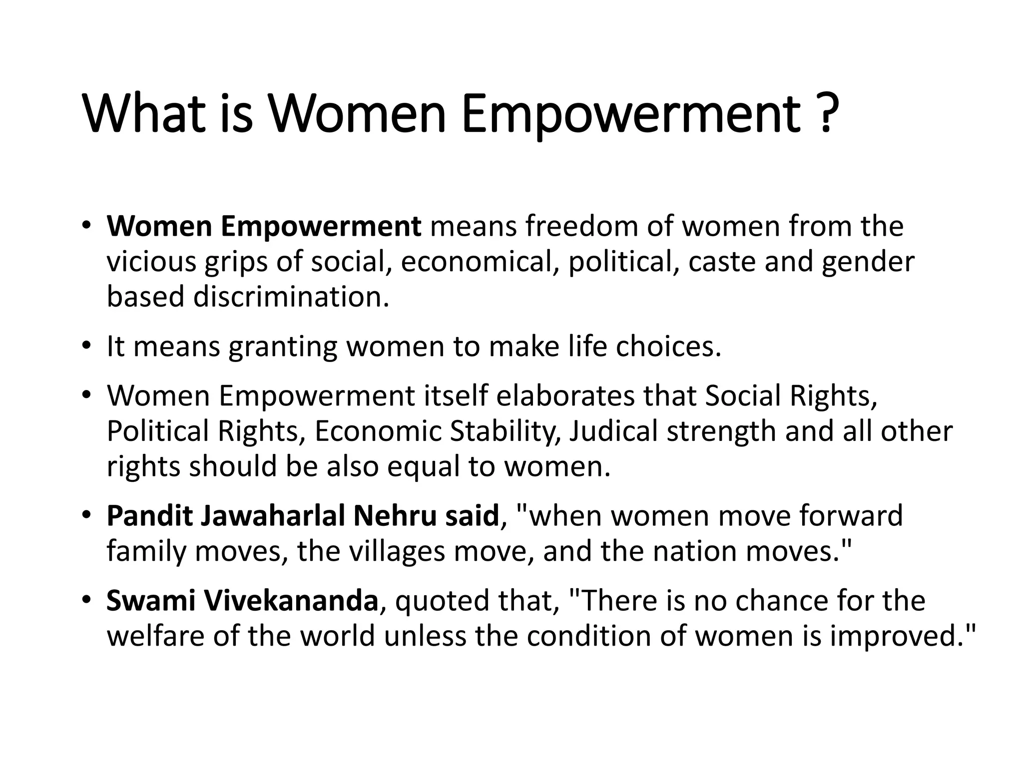 Women empowerment in india | PPTX