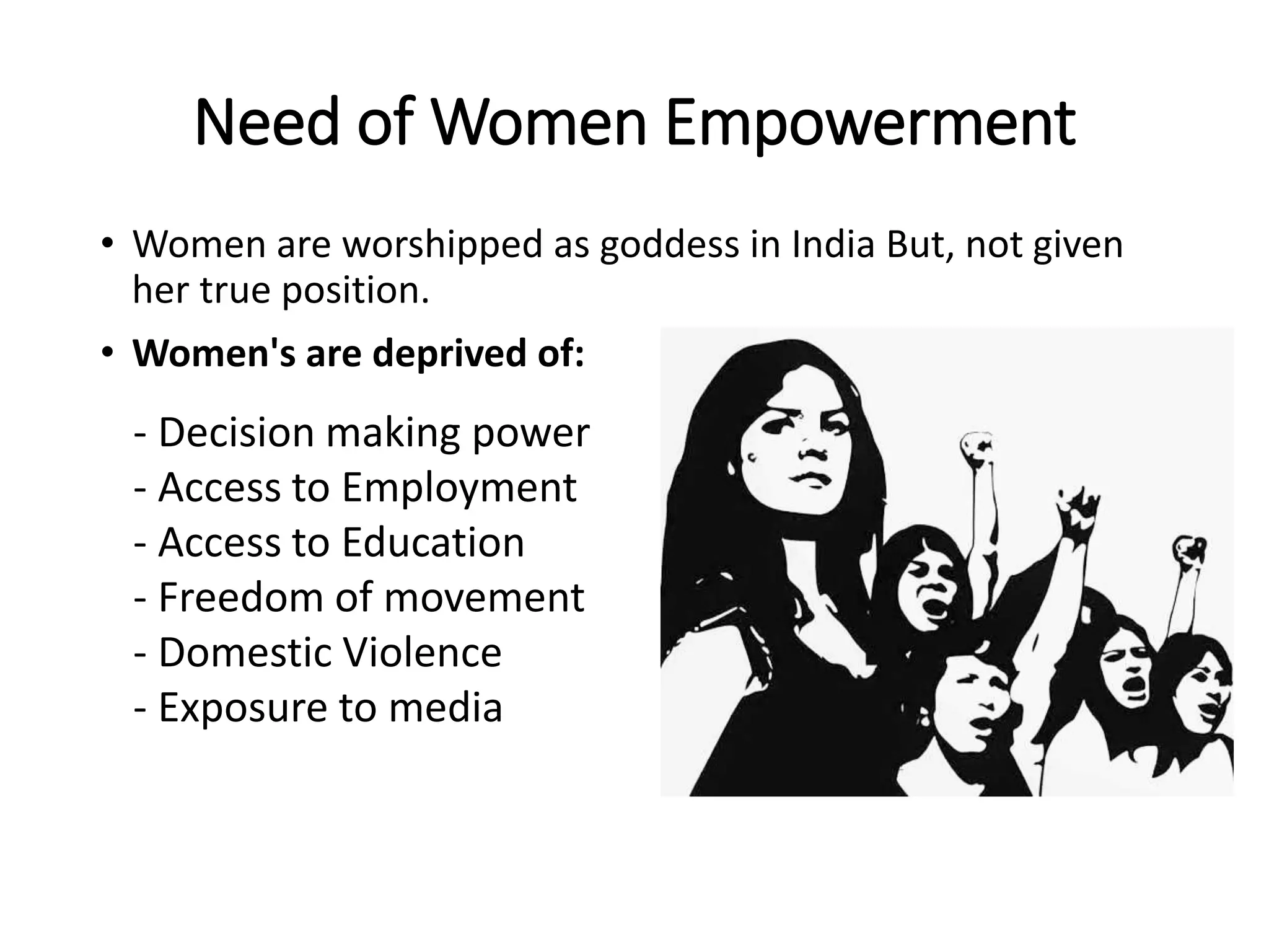 Women empowerment in india | PPTX