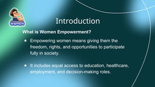 Women Empowerment in India-Senemi Foundation | PPTX