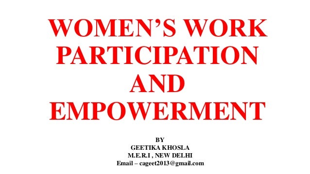 Term paper on women empowerment