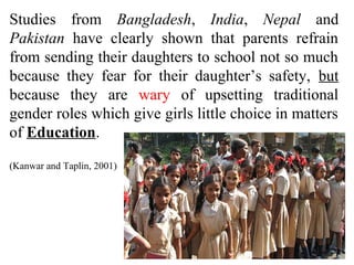 Women empowerment through distance education | PPT