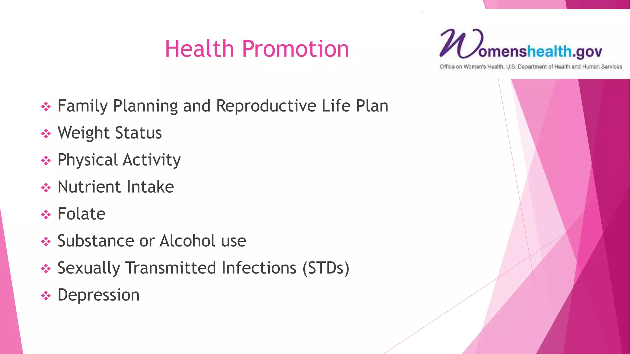 Women health presentation | PPTX