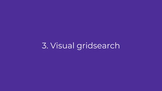 3. Visual gridsearch
 