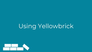Using Yellowbrick
 