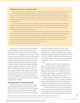Economic Empowerment and Inclusion of Women in APEC Economies | PDF